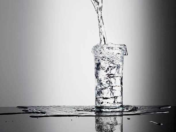 vandglas overflow