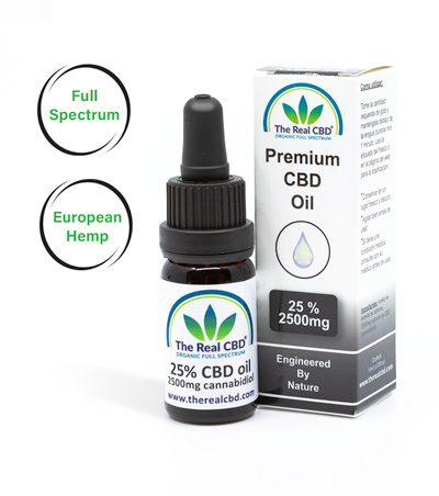 25% CBD-olie - The Real CBD