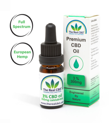3% CBD Olie- The Real CBD - Danmark - Spanien - UK - Tyskland