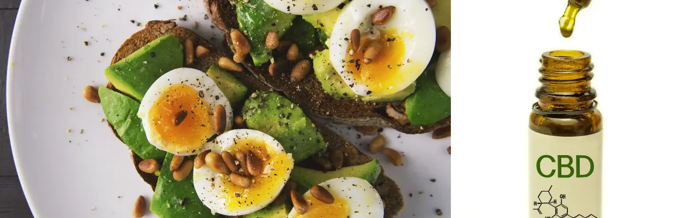 Avocado og æg på toast