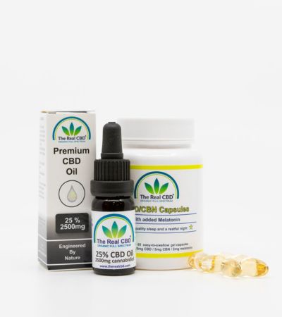 25% CBD-olie og CBD-søvnkapsler -The Real CBD