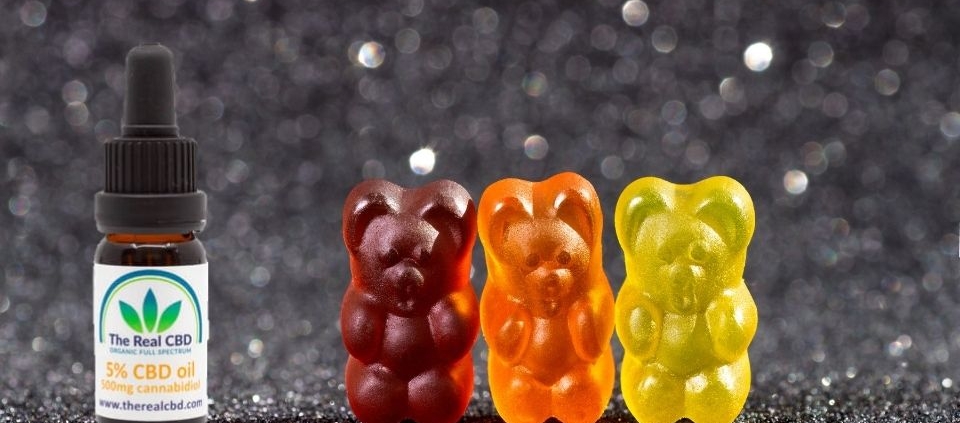 3 vingummibamser og en række CBD-olier