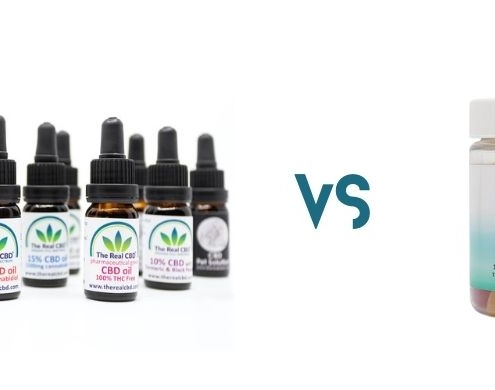 CBD-olie vs. CBD-vingummier