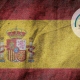 Spansk flag med The Real CBD-logo