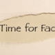 TIME FOR FACTS revet op på pap