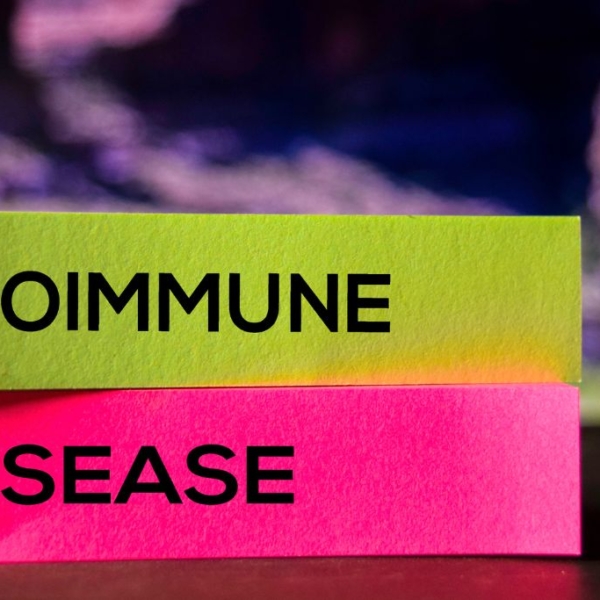 AUTOIMMUNE SYGDOM på neonsedler