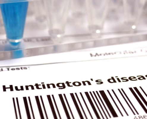 Huntingtons sygdom-fil med stregkode