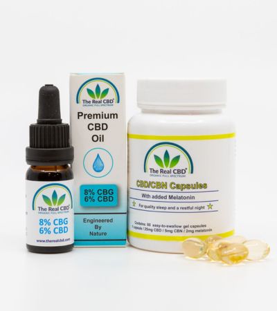 8/6 CBD-olie søvnkapsler -The Real CBD