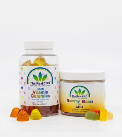 Multivitamin-gummier og 5 mg-vingummibamser -The Real CBD