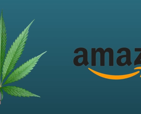 Amazon-logo og hampeblad