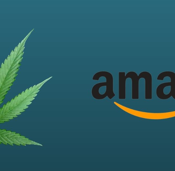 Amazon-logo og hampeblad