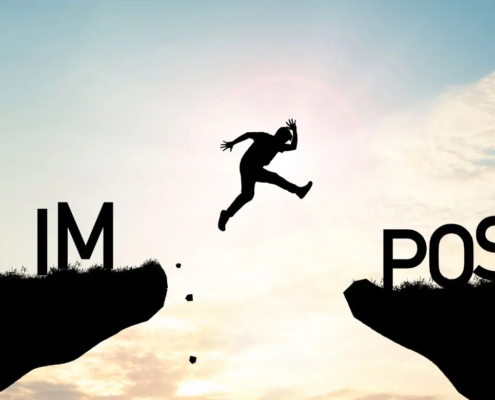 mand hopper fra IM til POSSIBLE