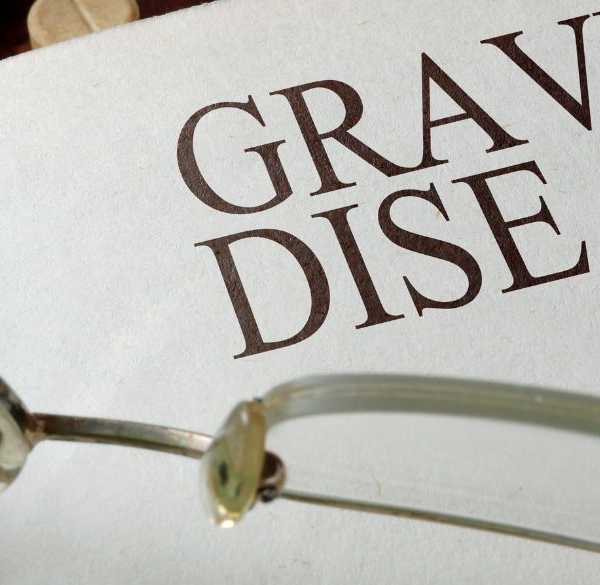 Graves' Sygdoms journal på lægens bord