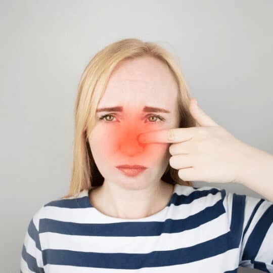 cbd red nose hay fever