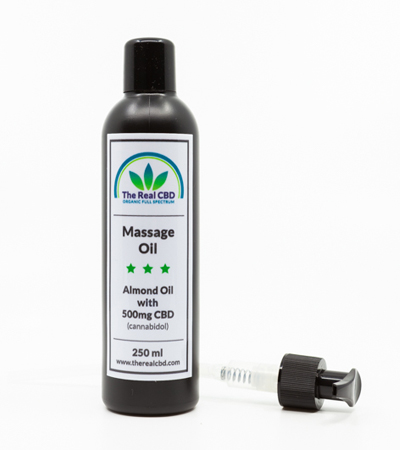 Aceite con CBD para masaje