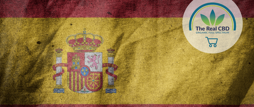 El logotipo del Real CBD en una bandera española