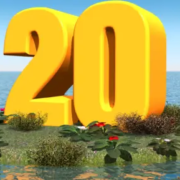 20 reasons to take CBD El gran número amarillo 20 en una isla desierta