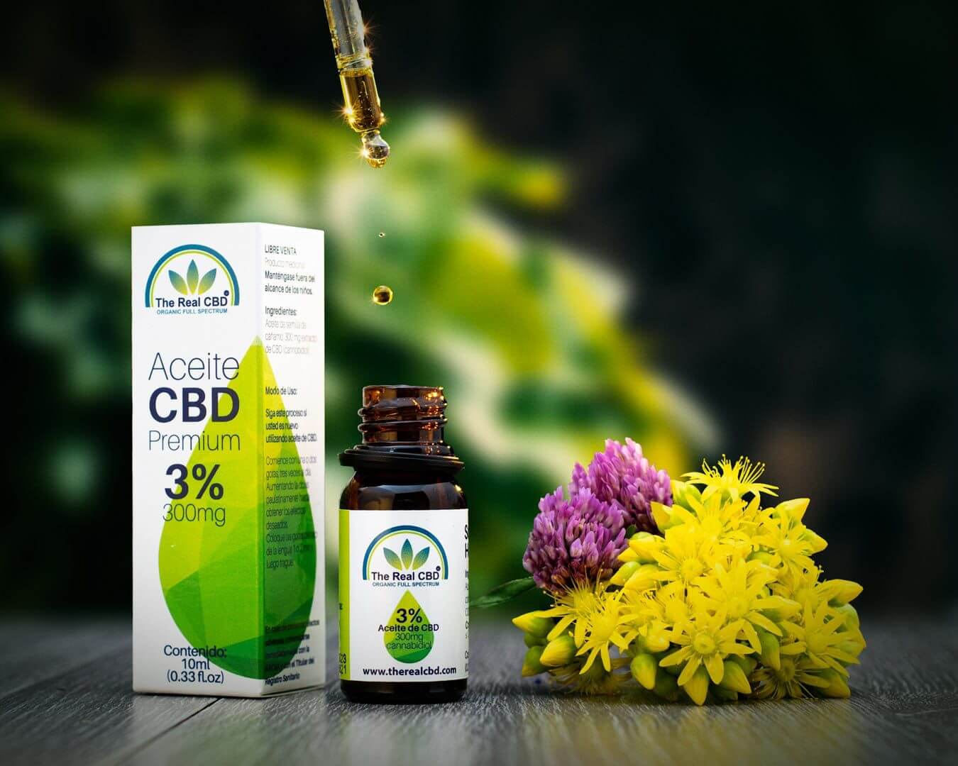 Los verdaderos productos CBD Ecuador con flor amarilla