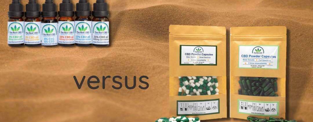 Aceite de CBD frente a cápsulas de CBD