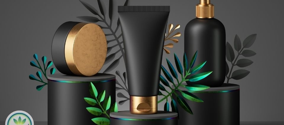 Productos de belleza negros sin etiqueta