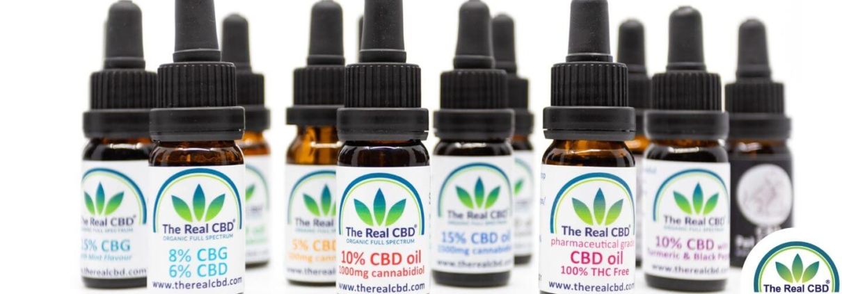 La gama de frascos de The Real CBD