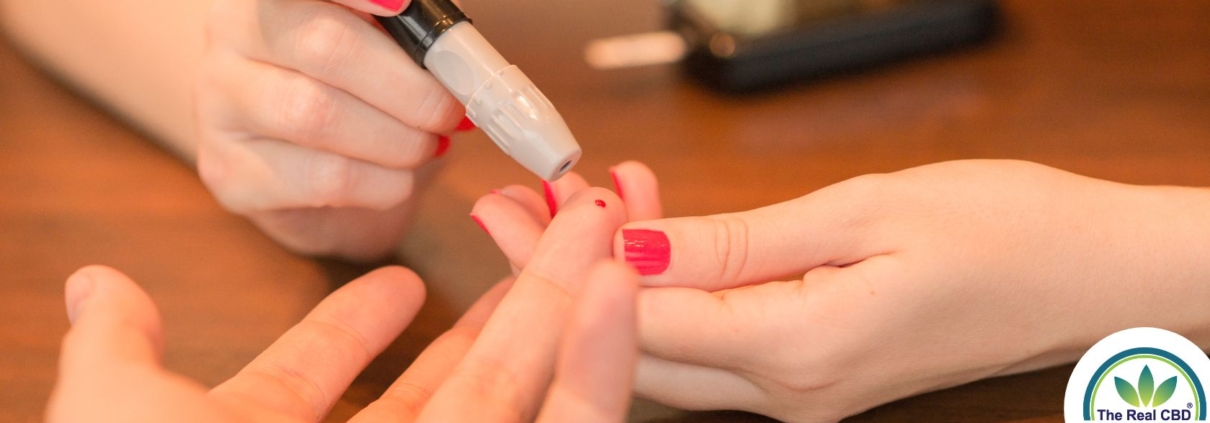Dispositivo de análisis de sangre para diabéticos en acción