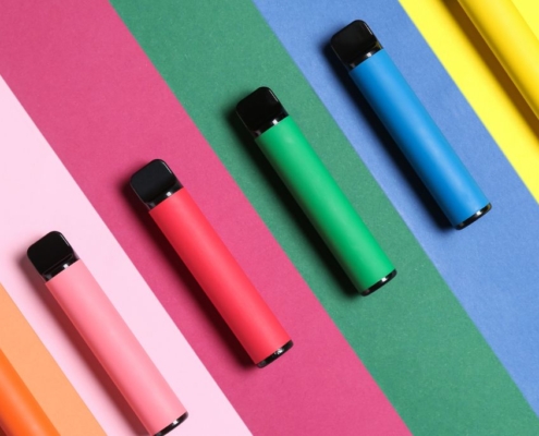 Vapeadores multicolores