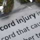 Texto sobre lesiones medulares con flores de CBD