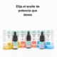 9 botellas de aceite de CBD - The Real CBD marca