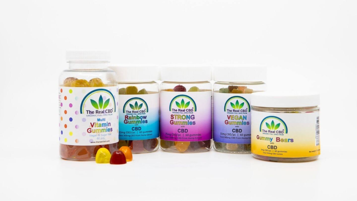 Línea de gominolas de CBD - The Real CBD Marca