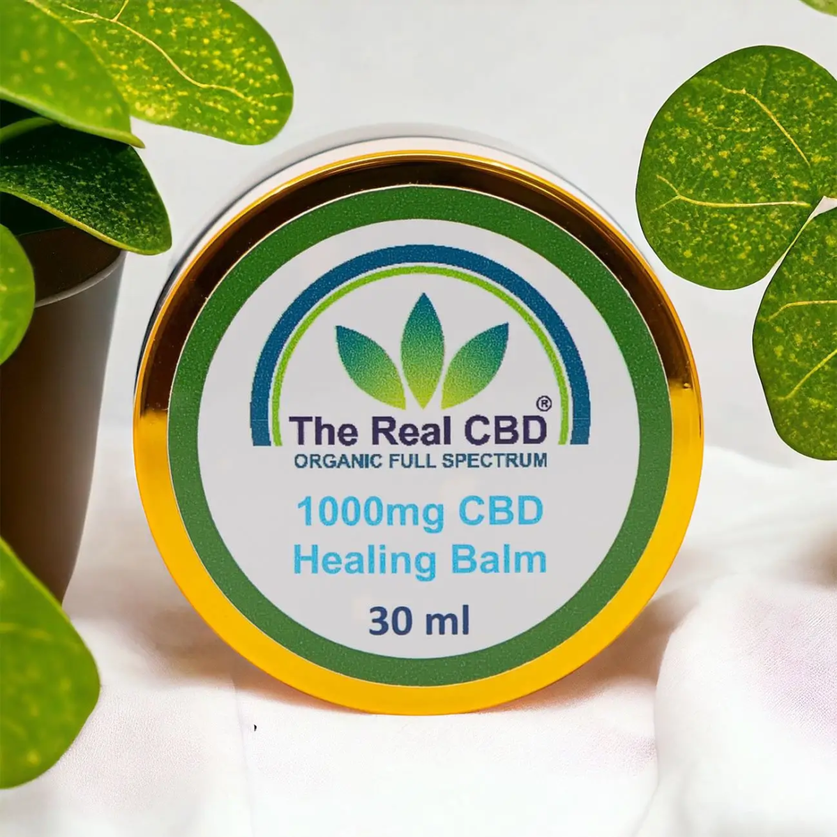 1000mg CBD bálsamo de plantas - The Real CBD Marca