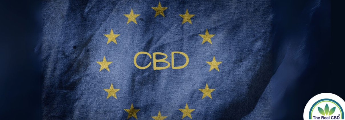 Estrellas europeas en material vaquero con CBD en el centro