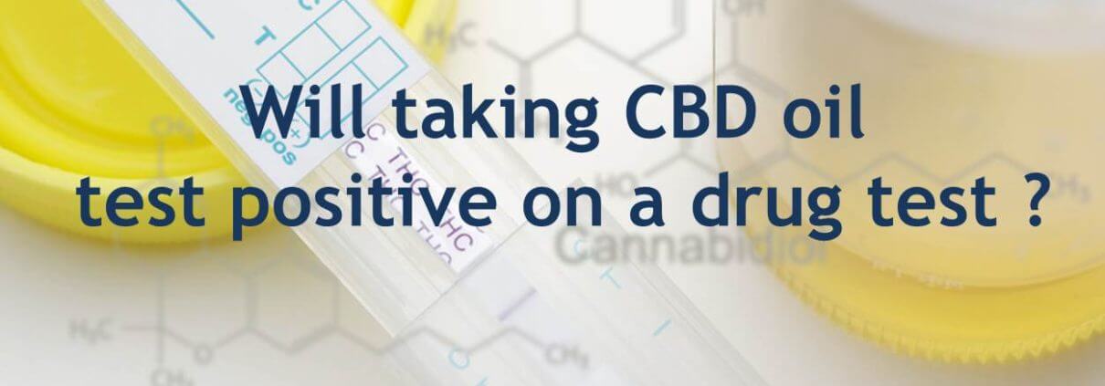 Zal het nemen van CBD-olie positief testen op een drugstest tekst op foto van drugstest