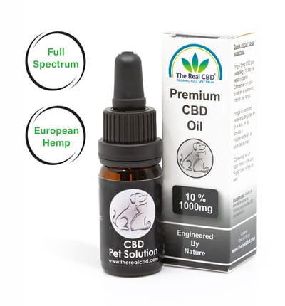 10% CBD Pet Solution-The Real CBD-UK-Denmark-Spain-Germany 10% CBD Pet Solution-The Real CBD Brand