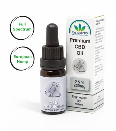 2.5% CBD-รl fรผr Haustiere