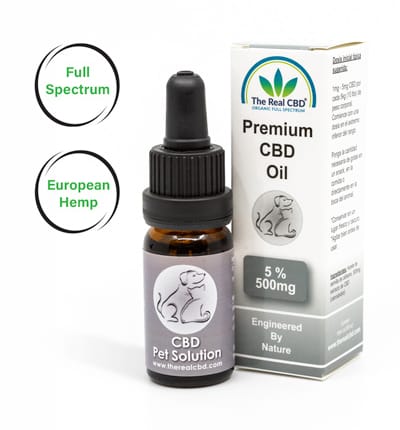 5% CBD Pet Solution-The Real CBD-UK-Denmark-Spain-Germany 5% CBD Pet Solution-The Real CBD Brand