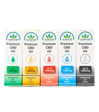 5 CBD boxes - The Real CBD Brand