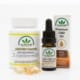 15% Huile de CBD avec vitamine D et capsules de gel CBD/CBN - The Real CBD Brand