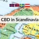 Karte von Skandinavien