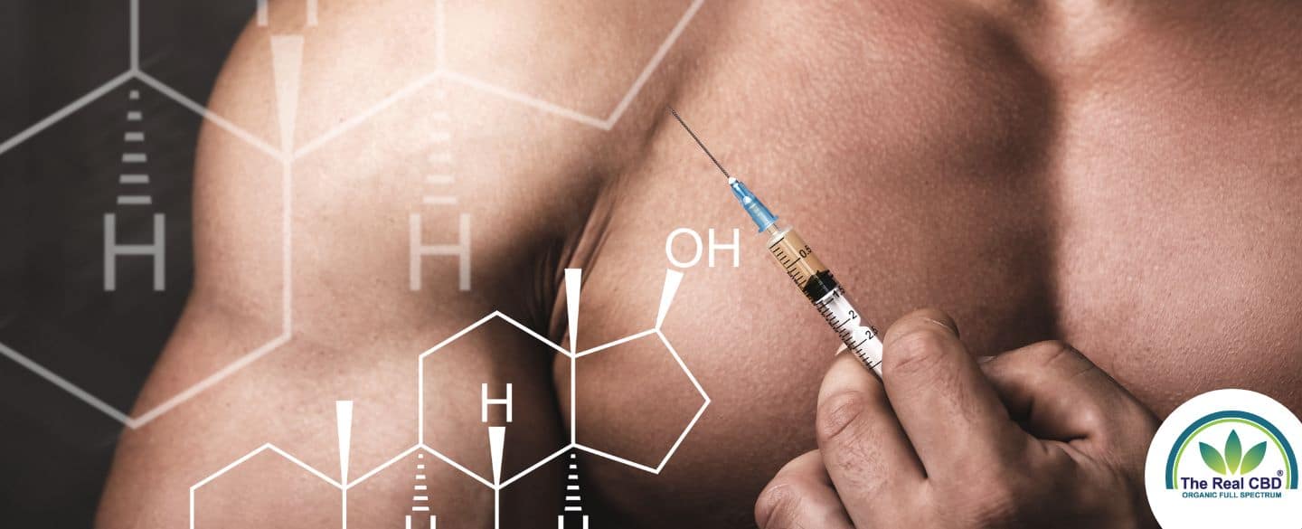Gespierde man met spuit die zichzelf wil injecteren