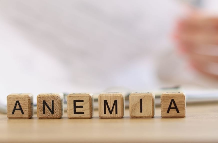 ANAEMIA on wood blocks