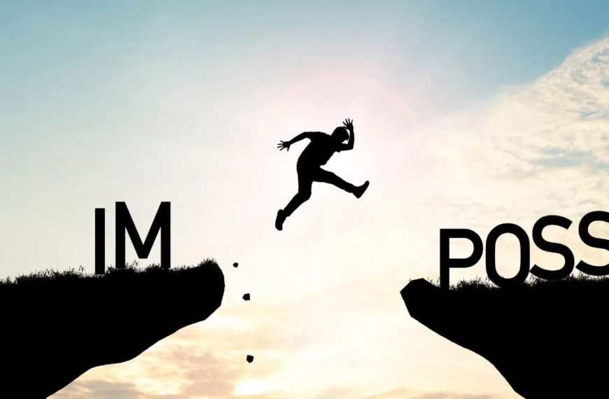 Man jumping from IM to POSSIBLE