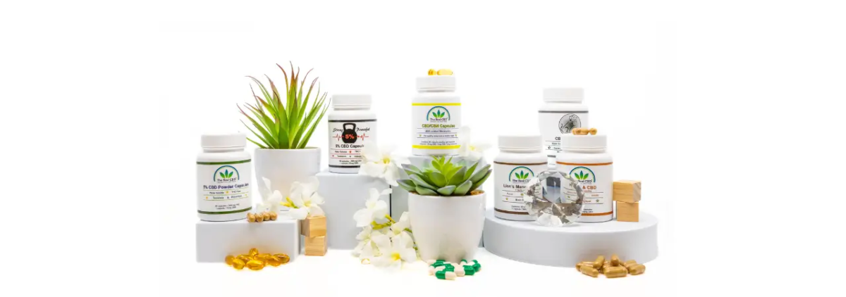 Weergave van de echte CBD-capsules