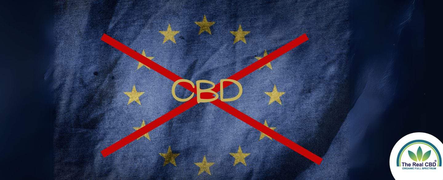 Jeans avec étoiles de l'UE et CBD barré