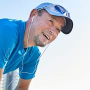 The-Real-CBD-blog-experience-middle-aged-athlete Athlete looking happy