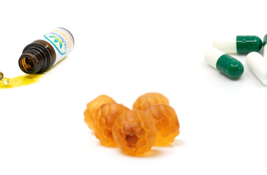 CBD oil CBD gummies and CBD capsules