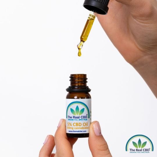CBD dropper bottle