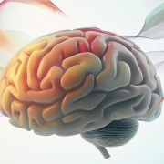 the-real-cbd-blog-cbd-for-brain-fog Drawing of a brain with colourful smoke coming out