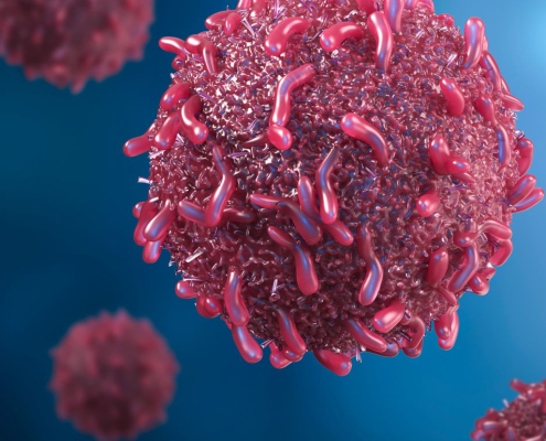 Red cancer cell
