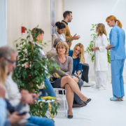 the-real-cbd-blog-CBD-for-Anticipatory-Anxiety-Before-Medical-Tests A hospital waiting room full of anxious people